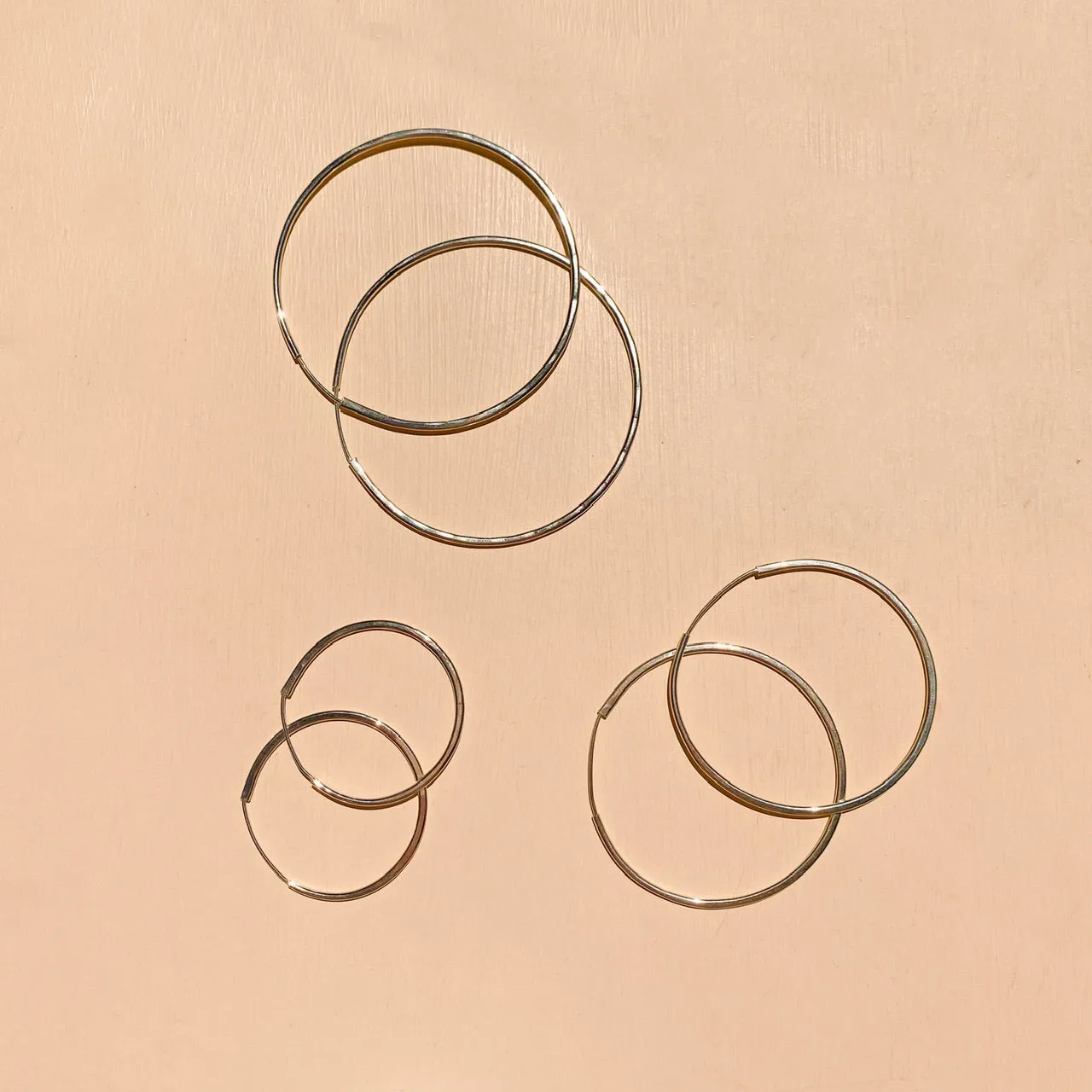 Large  Day Hoops~ Gold Filled or Sterling Silver