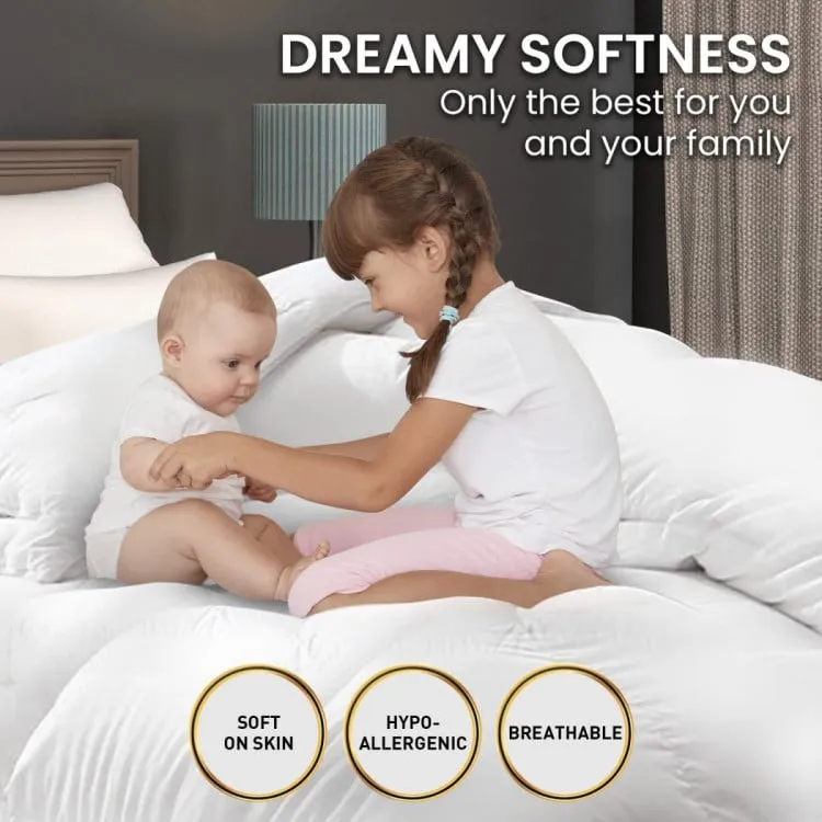 LAURA HILL 700GSM DUCK DOWN FEATHER QUILT DUVET DOONA