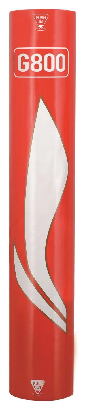 Li-Ning G800 Feather Shuttles / Shuttlecocks - Set Of 12