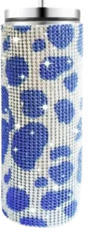Limited Edition!  20 oz Rhinestone Tumbler with Straw
