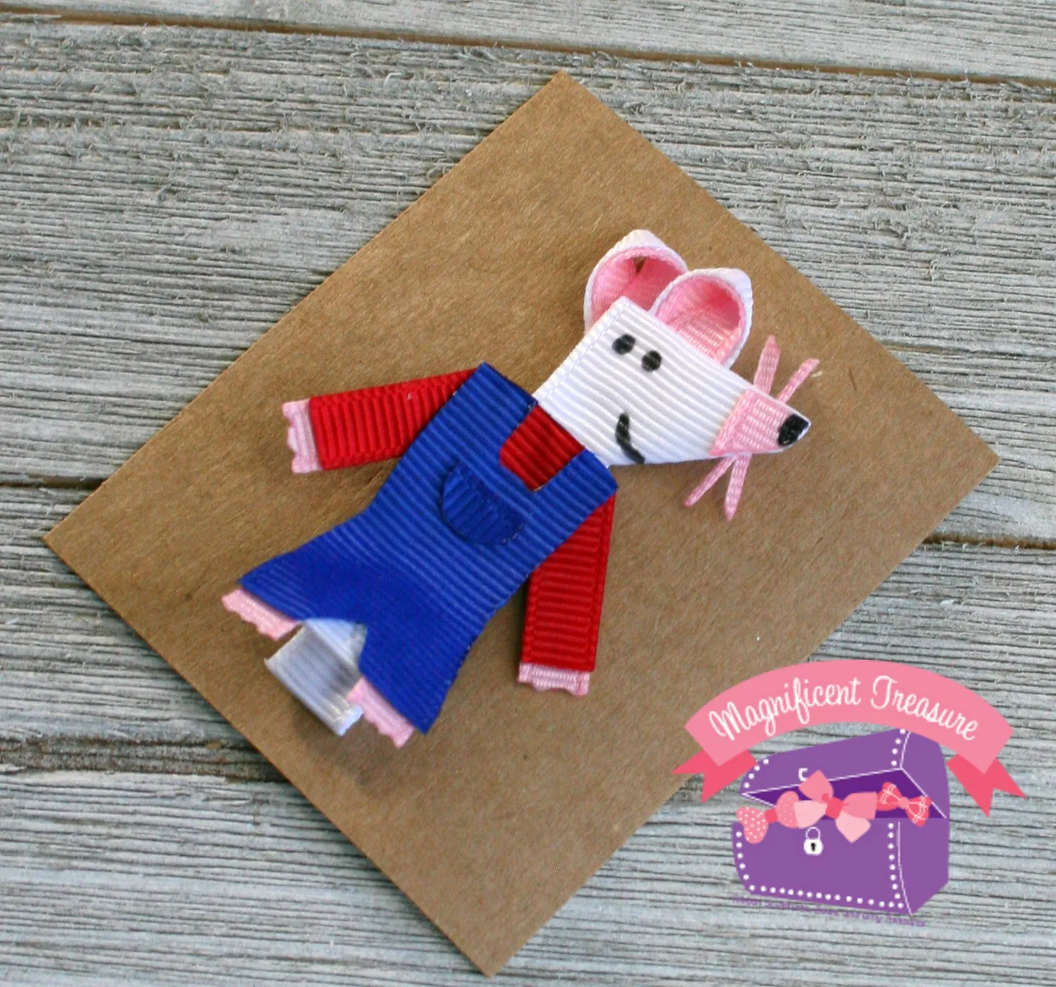 Maisy Mouse Ribbon Sculpture