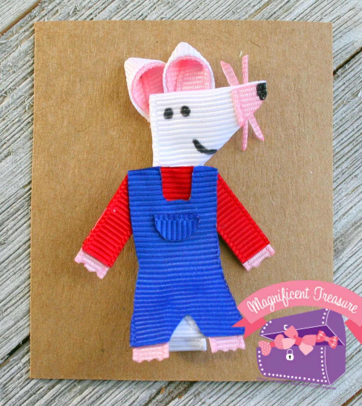 Maisy Mouse Ribbon Sculpture