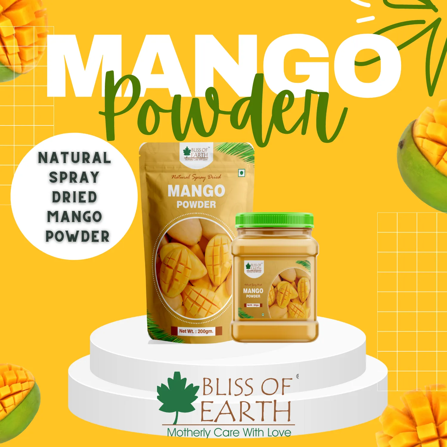 Mango Powder Natural Spray Dried 900gm