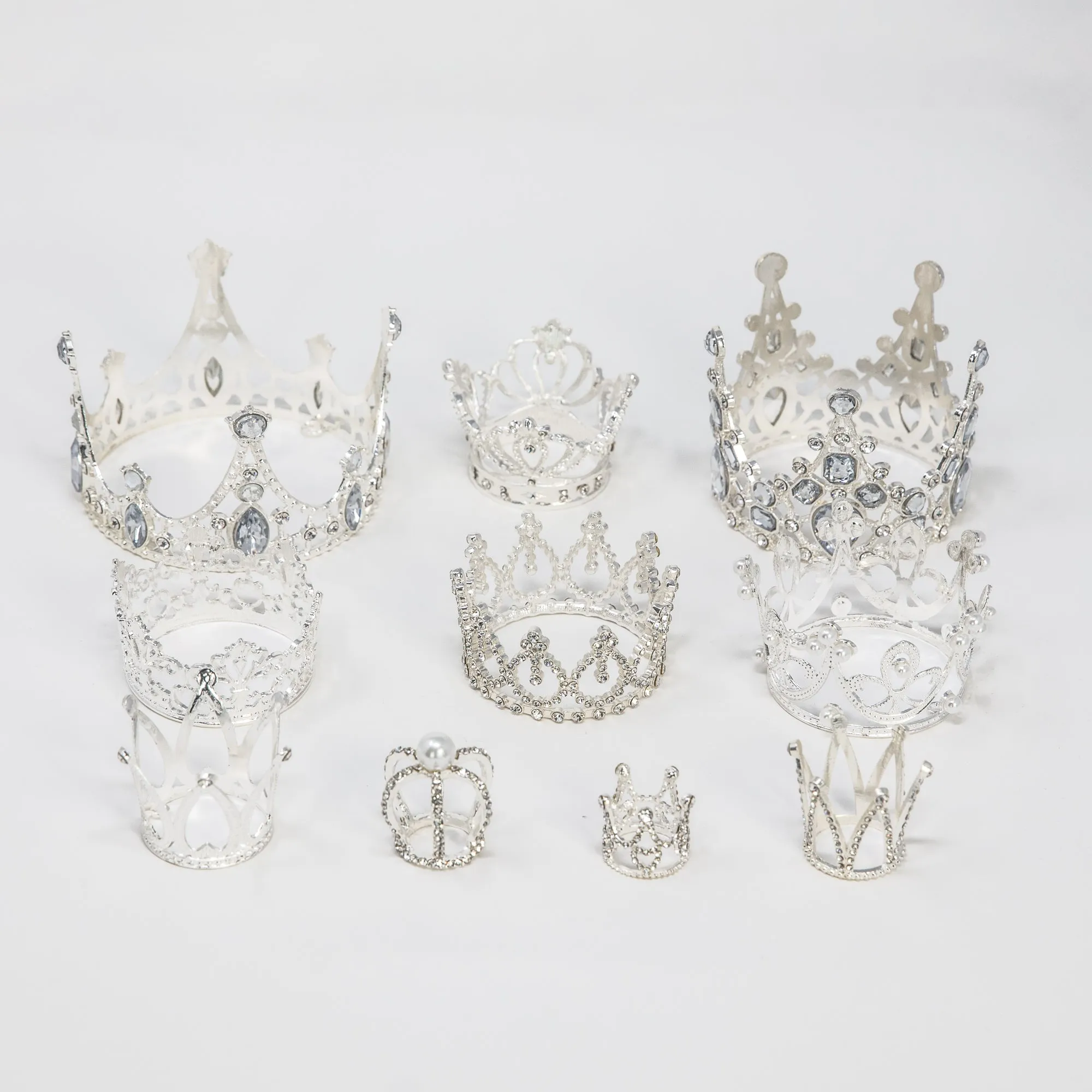 Mini Crowns Pack Silver