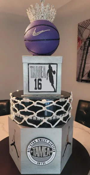 Money Cardbox Centerpiece - Sweet 16