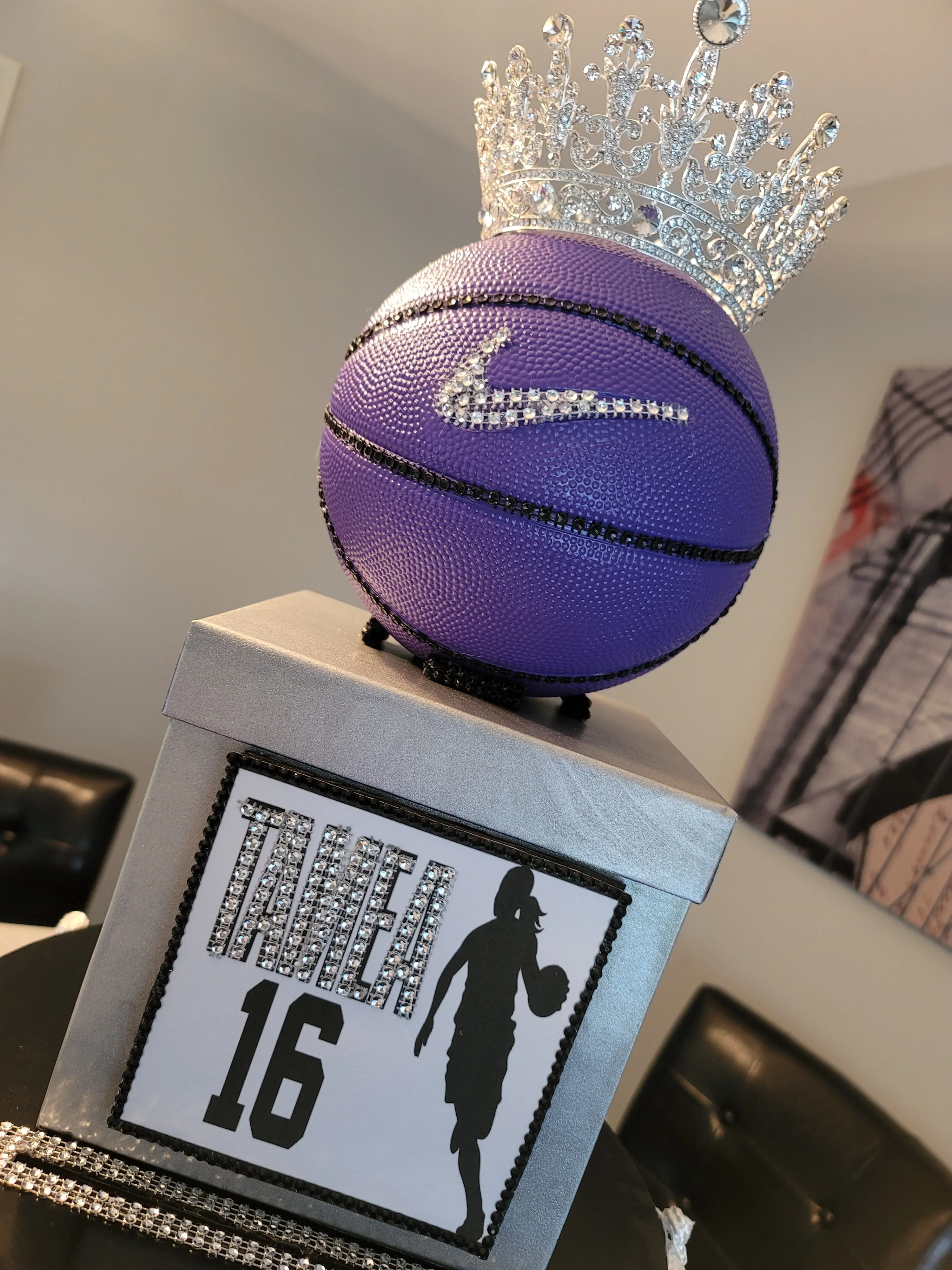 Money Cardbox Centerpiece - Sweet 16