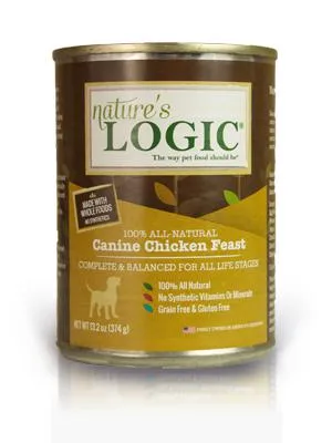 Nature's Logic Canine Chicken Feast Grain-Free Wet Dog Food