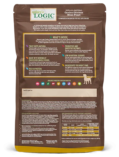 Nature's Logic Chicken Meal Feast Dry Dog Food