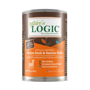 Nature's Logic Duck & Salmon Canned Dog Food