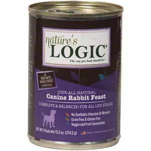 Nature's Logic Rabbit Canned Dog Food