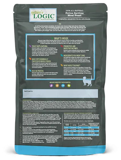 Nature's Logic Sardine Meal Feast 1.81kg Dry Cat Food
