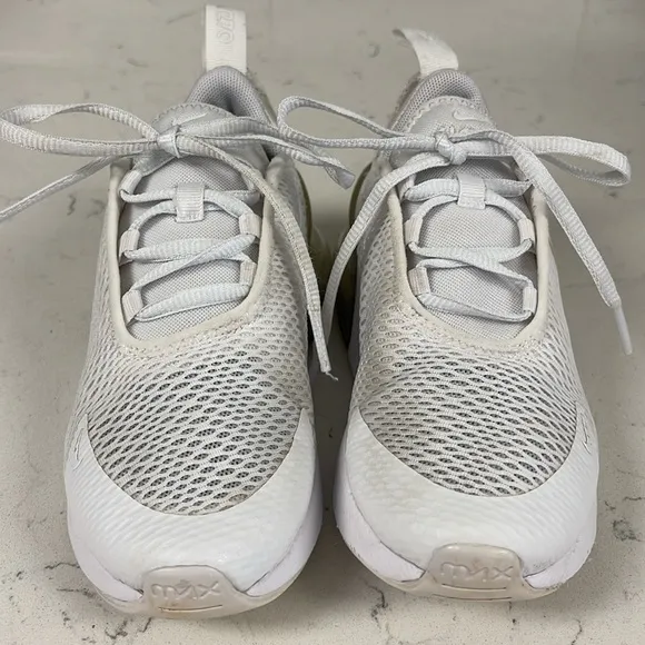 Nike Air Max 270 Little Kids' Shoe AO2372-103 Size 12.5 C White
