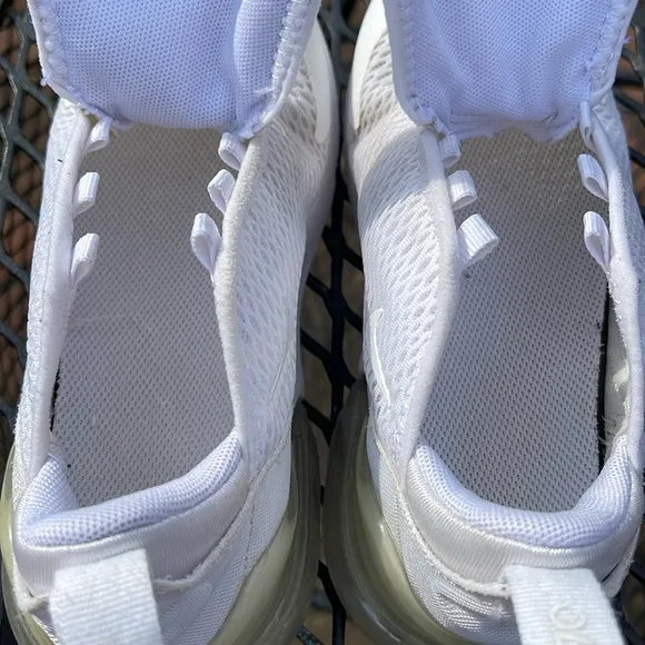 Nike Air Max 270 Little Kids' Shoe AO2372-103 Size 12.5 C White