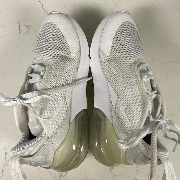 Nike Air Max 270 Little Kids' Shoe AO2372-103 Size 12.5 C White
