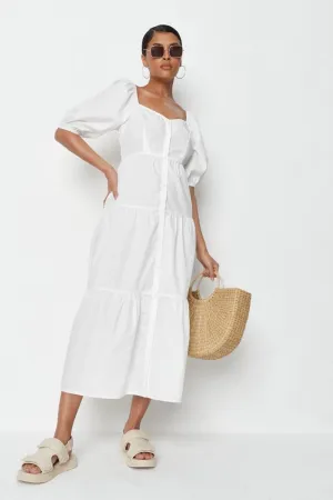 Open Front Milkmaid Dress