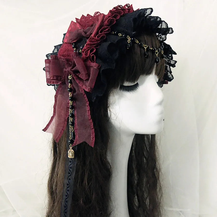 Original Lovely Pearl Lolita Lace Hairband