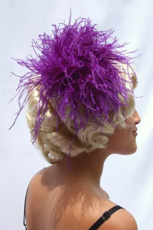 Ostrich Feather Hairclip
