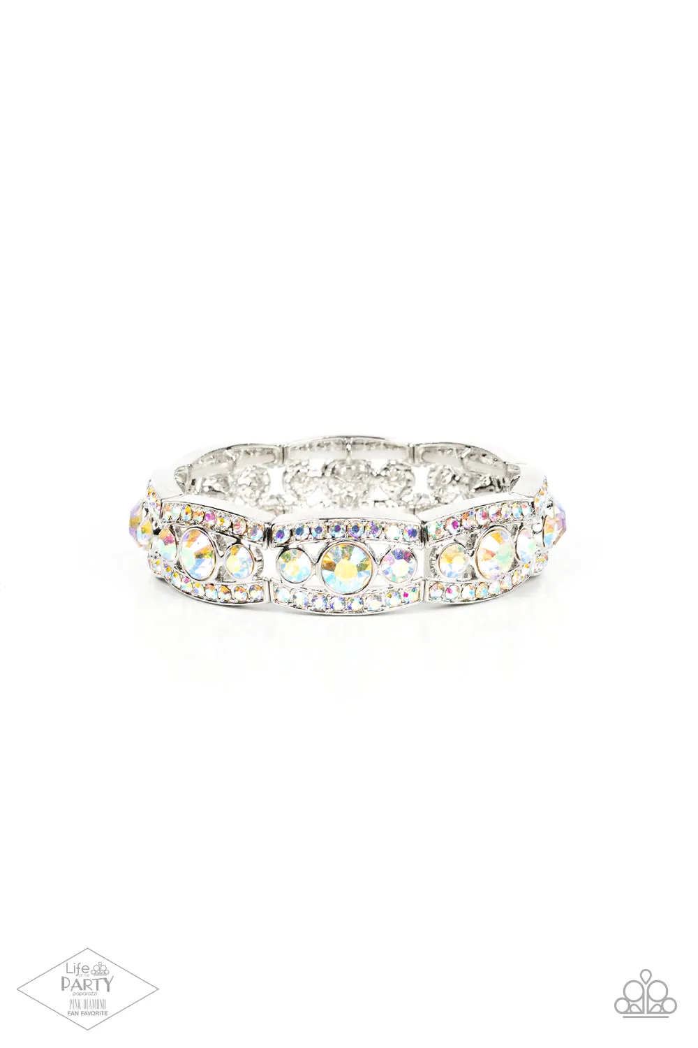 Paparazzi Easy On The ICE - Multi Stretch Bracelet