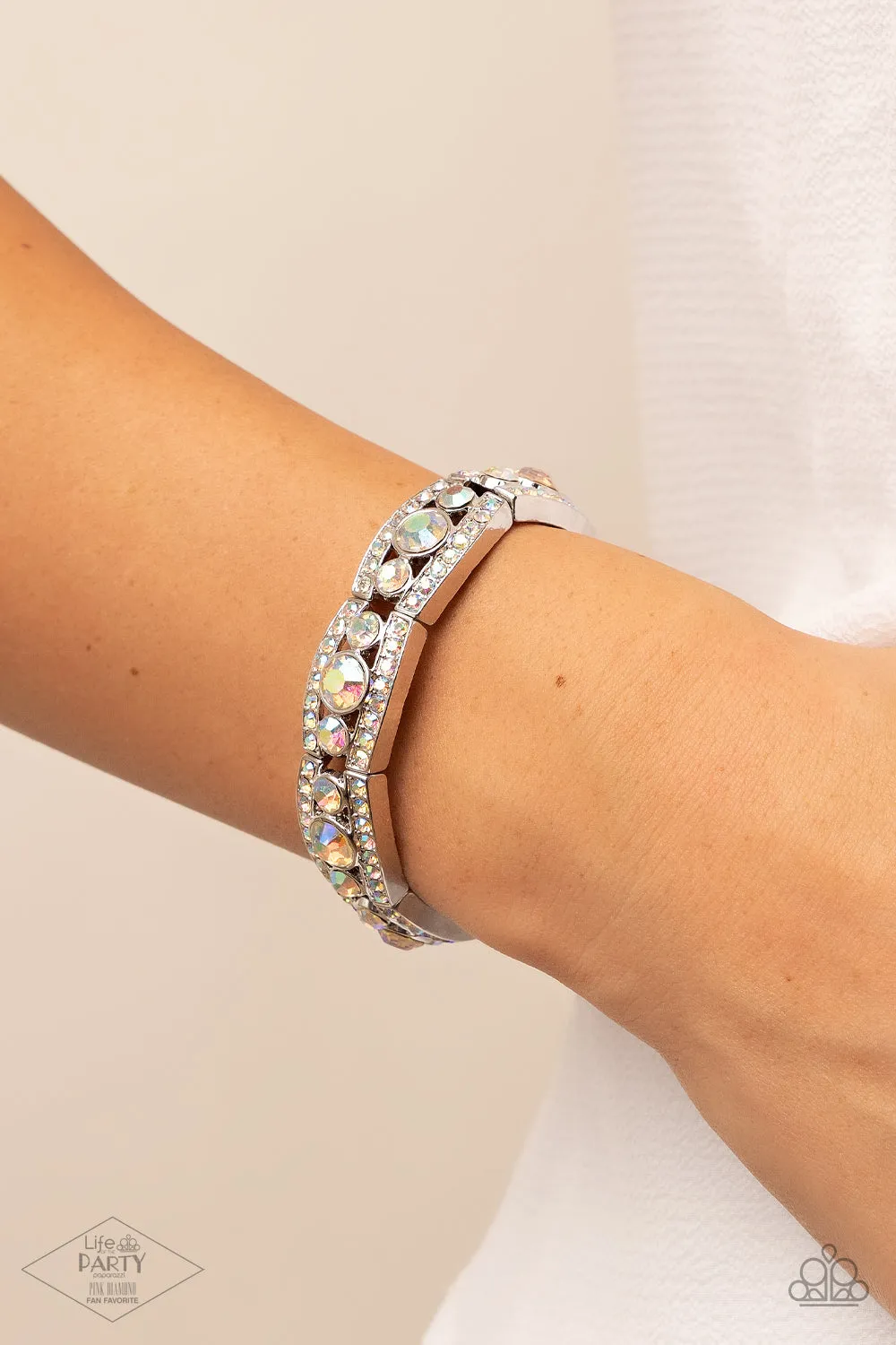 Paparazzi Easy On The ICE - Multi Stretch Bracelet
