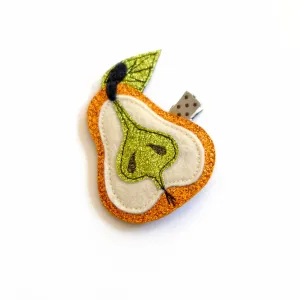 Pear Hair Clip