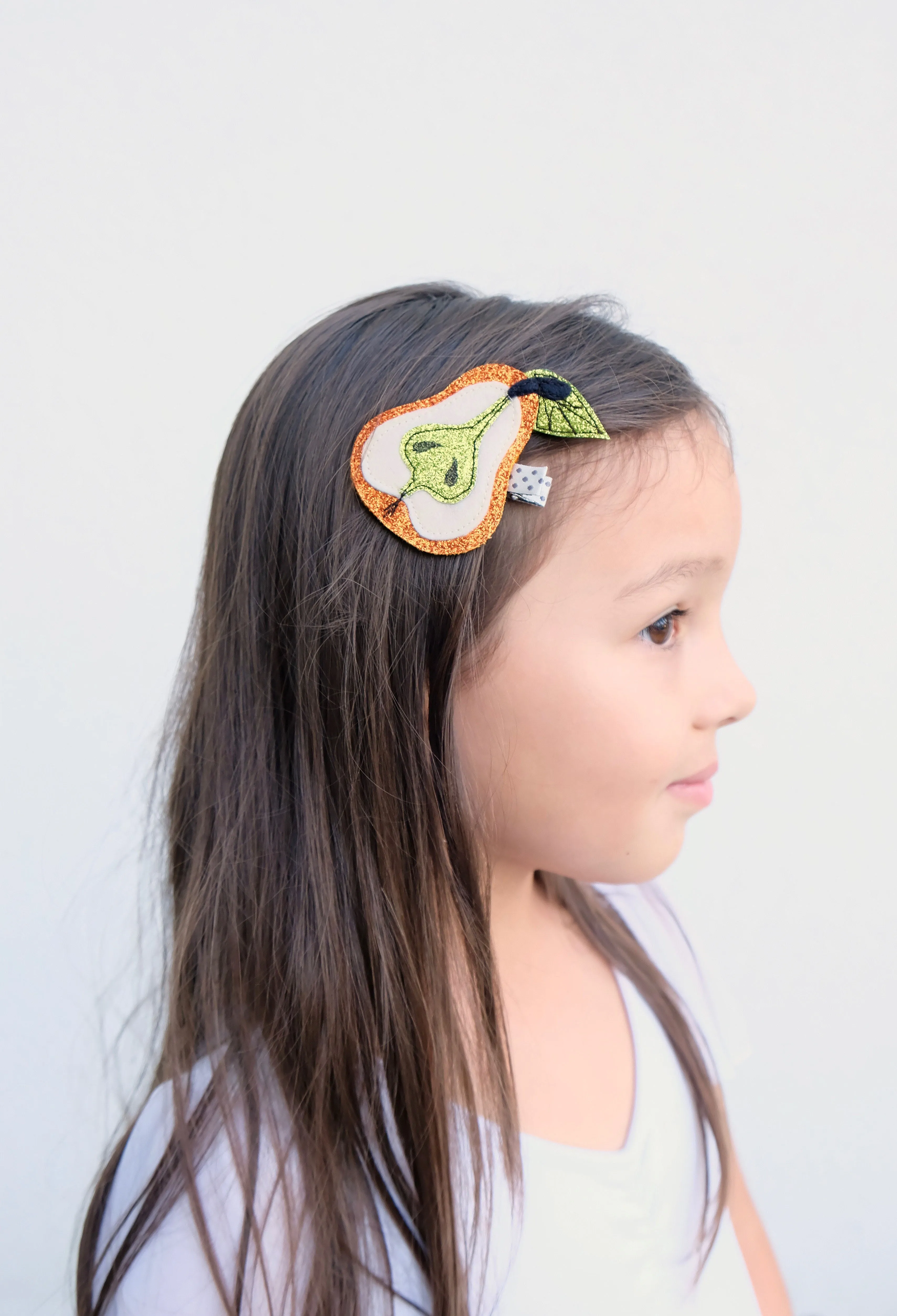 Pear Hair Clip
