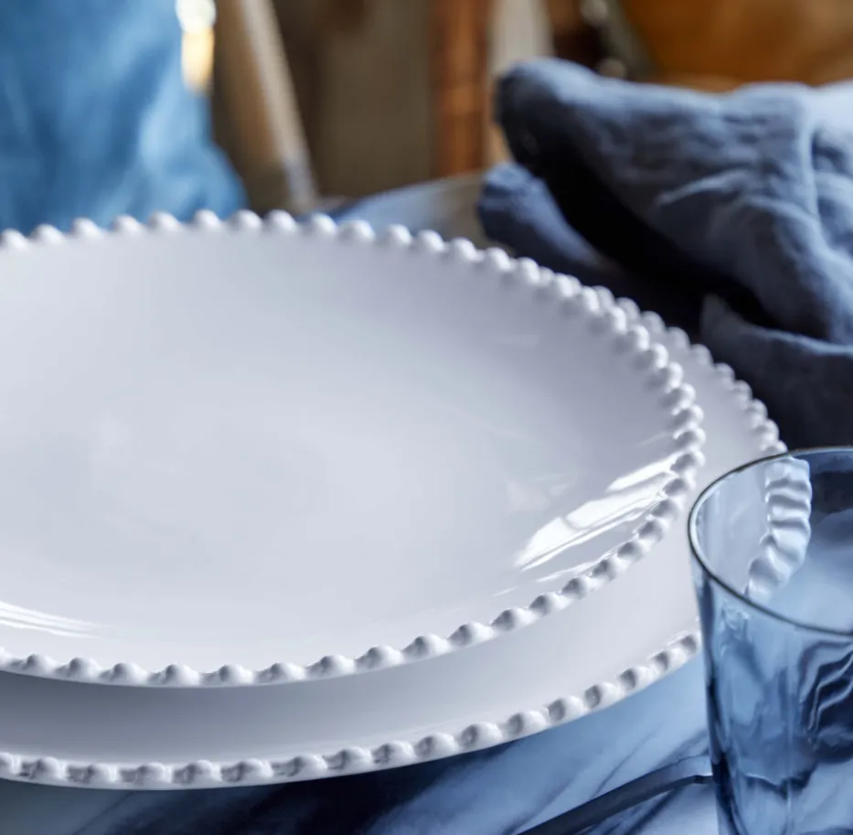 Pearl White Salad Plate | Set of Six