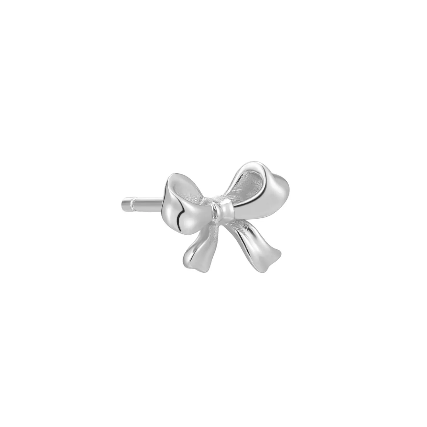 PENDIENTE PIERCING DE PLATA SWEET RIBBON