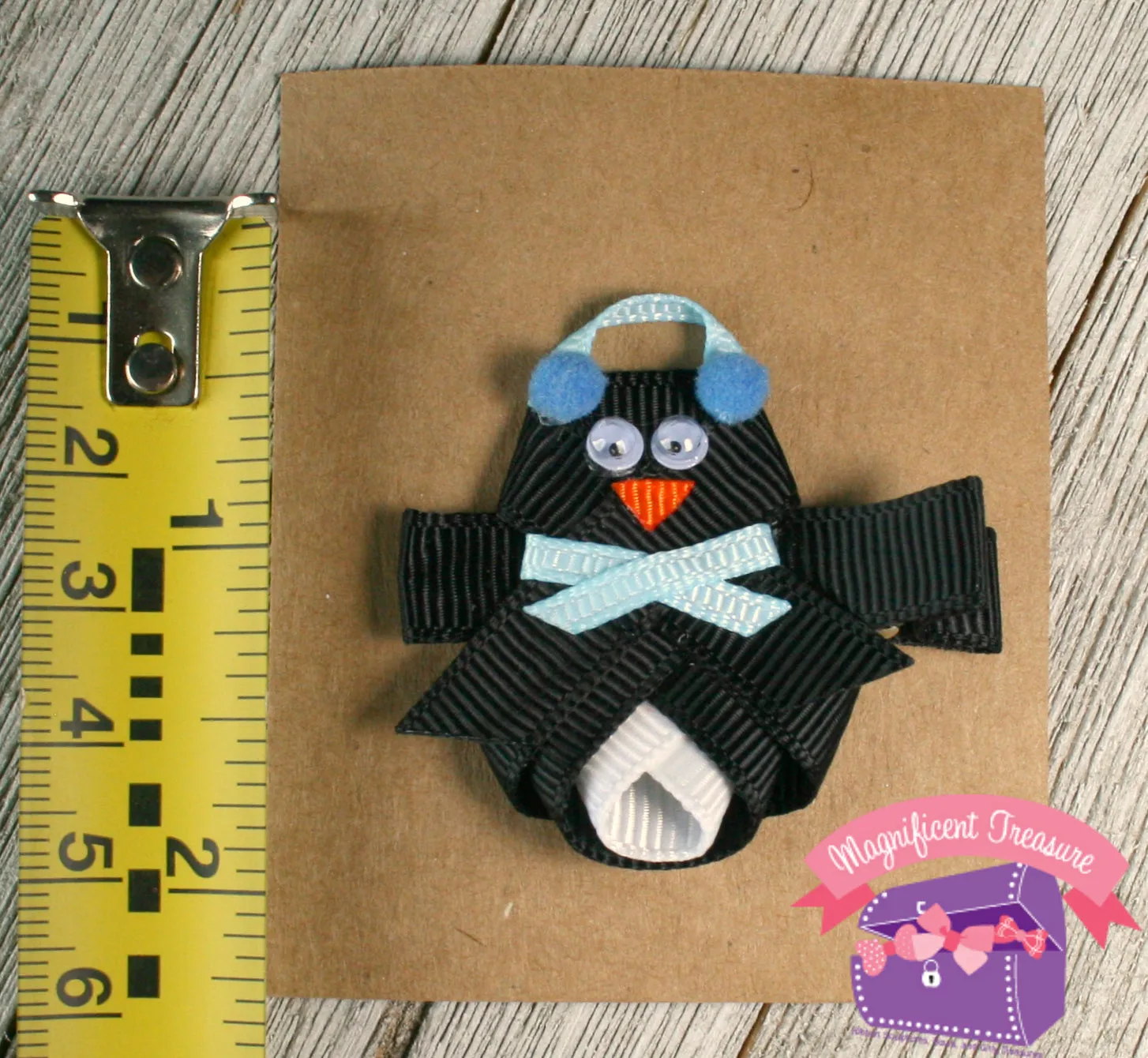 Penguin Hair Bow or Pin