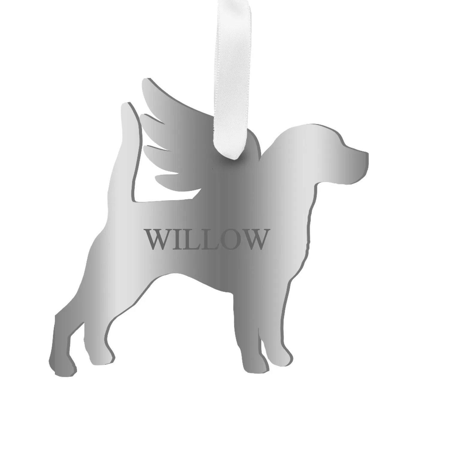 Personalized Angel Beagle Ornament