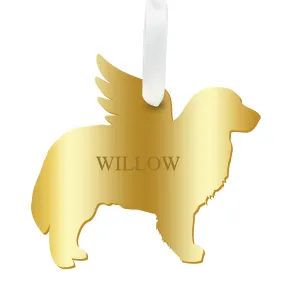 Personalized Angel Bernese Mountain Dog Ornament