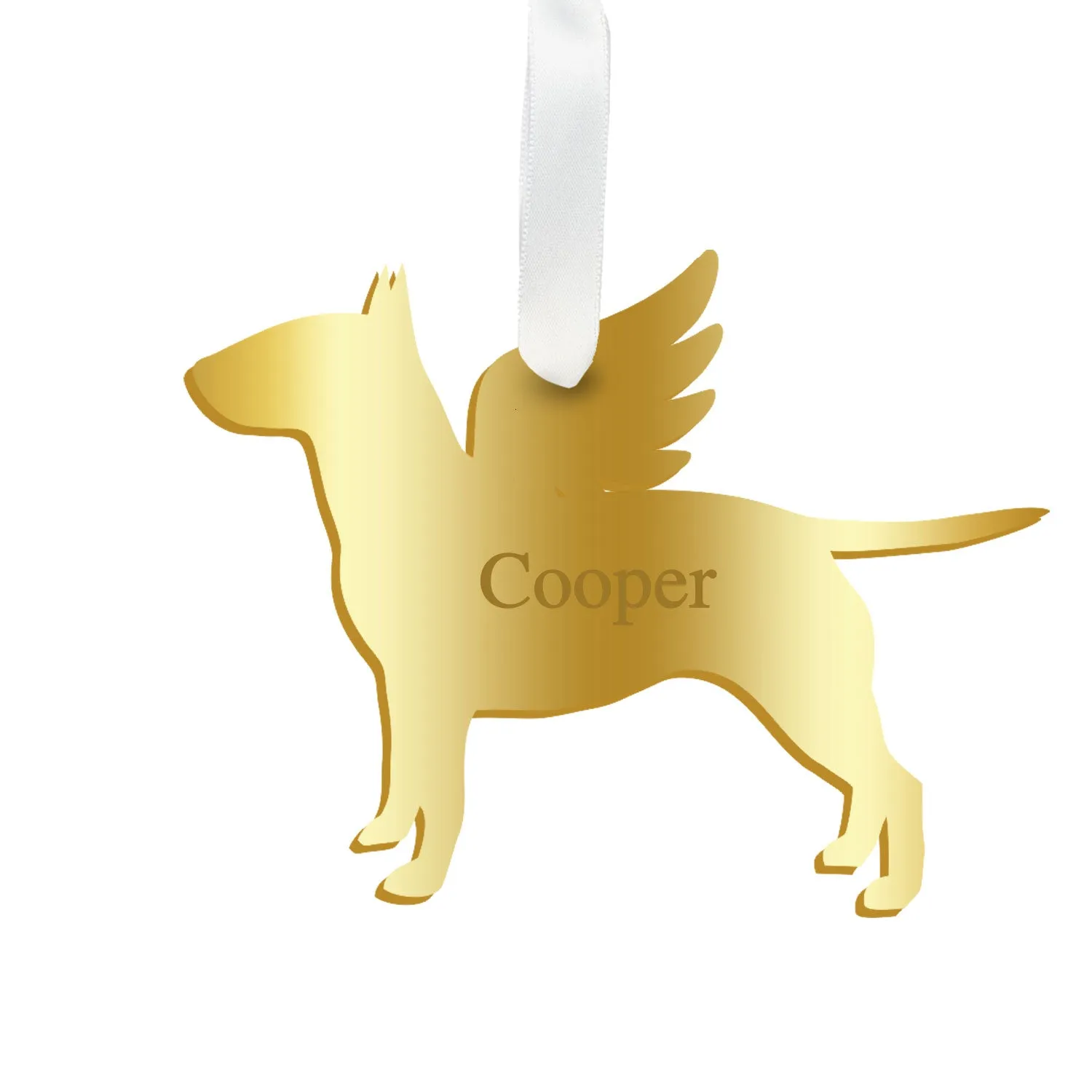 Personalized Angel Bull Terrier Ornament