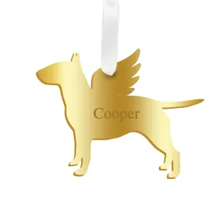 Personalized Angel Bull Terrier Ornament