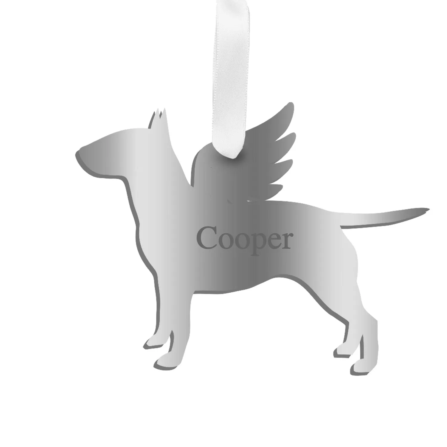 Personalized Angel Bull Terrier Ornament
