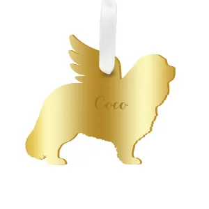 Personalized Angel Cavalier King Charles Spaniel Ornament - WS
