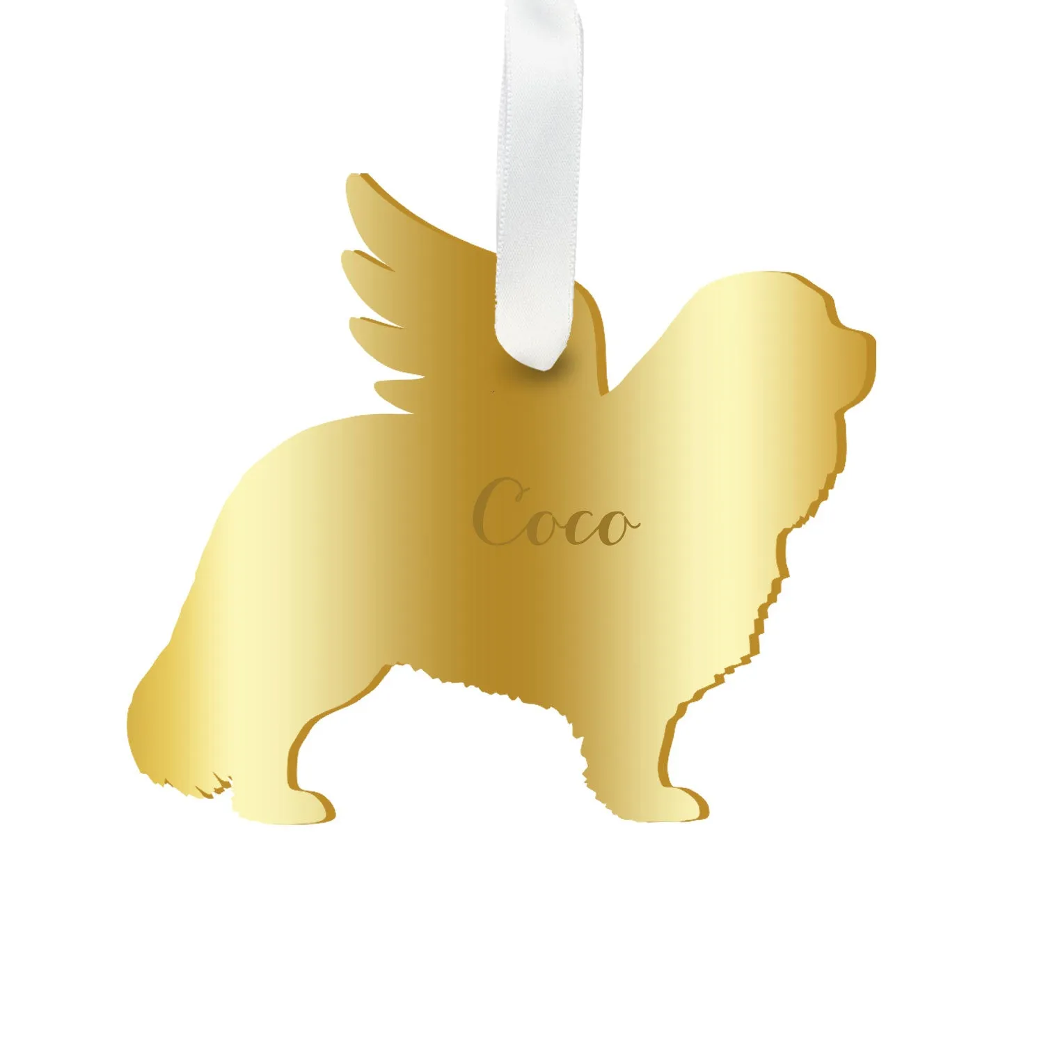 Personalized Angel Cavalier King Charles Spaniel Ornament