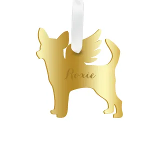 Personalized Angel Chihuahua Ornament