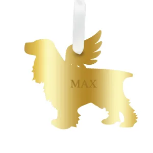 Personalized Angel Cocker Spaniel Ornament