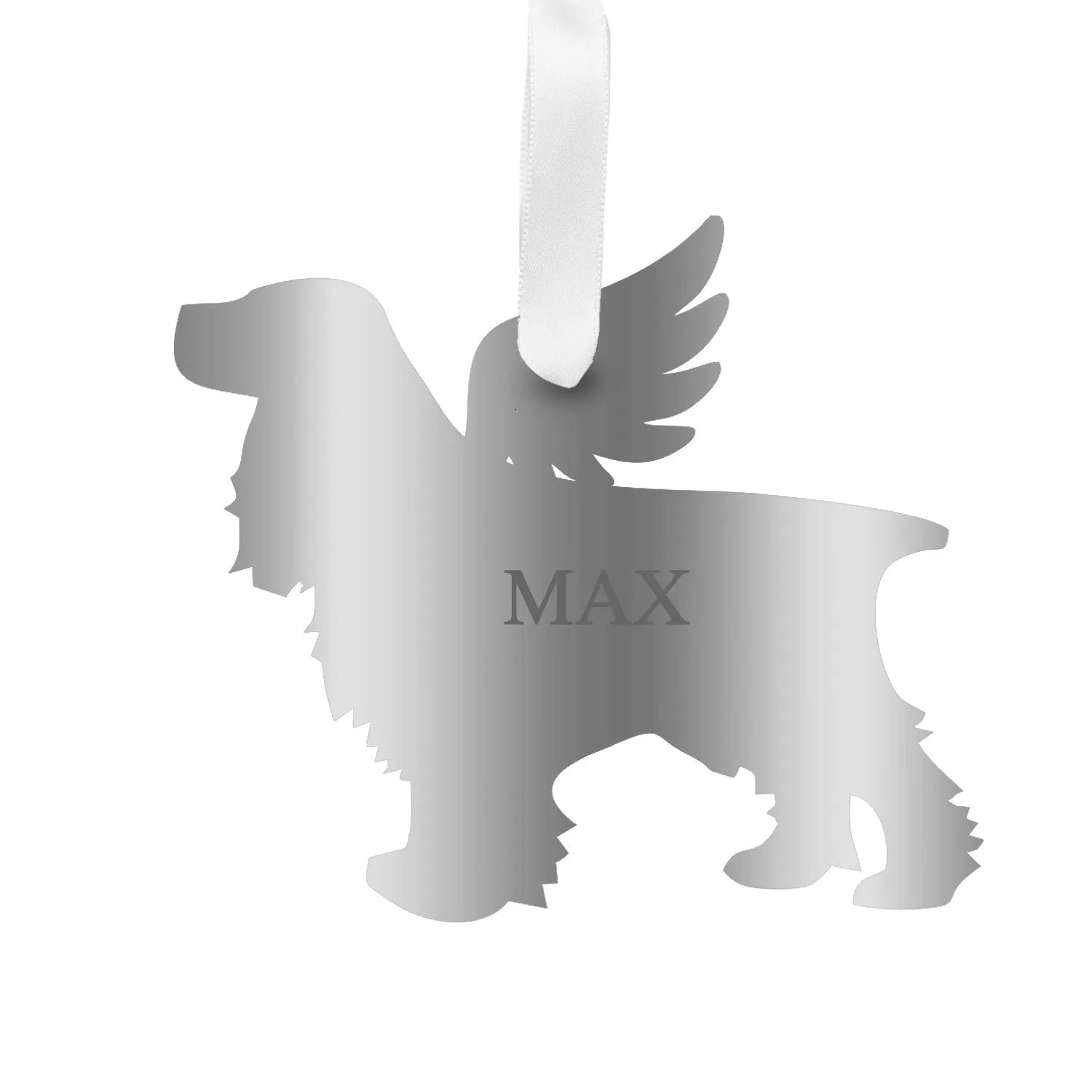 Personalized Angel Cocker Spaniel Ornament