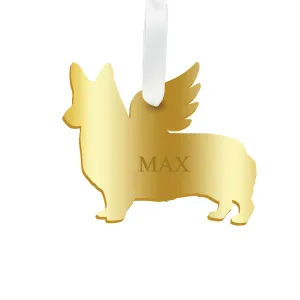 Personalized Angel Corgi Ornament