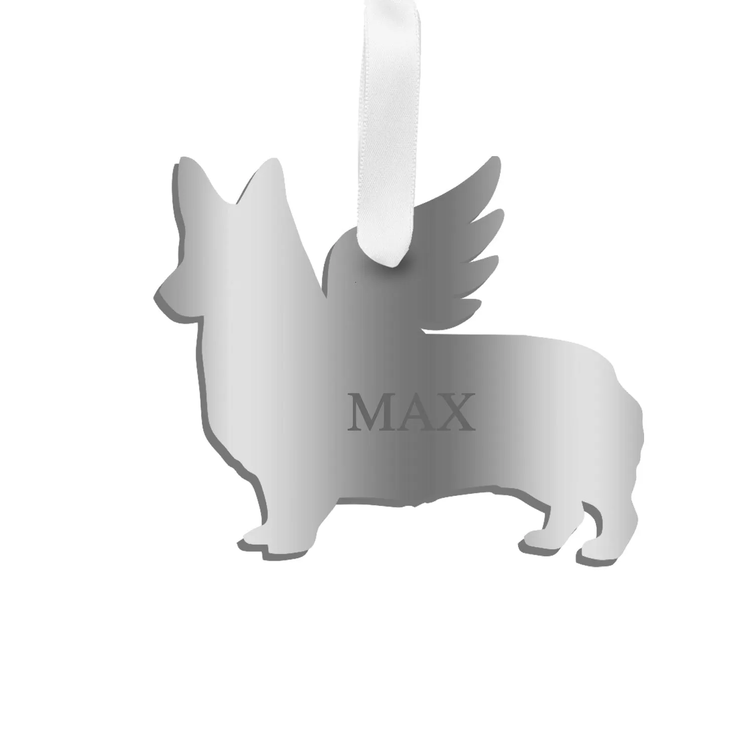 Personalized Angel Corgi Ornament
