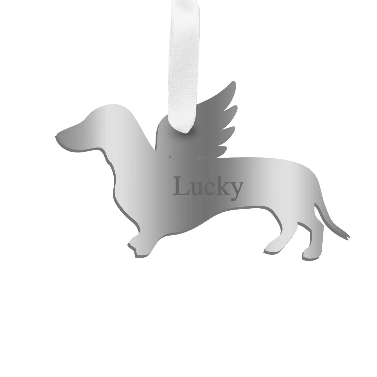 Personalized Angel Dachshund Ornament