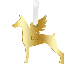 Personalized Angel Doberman Pinscher Ornament