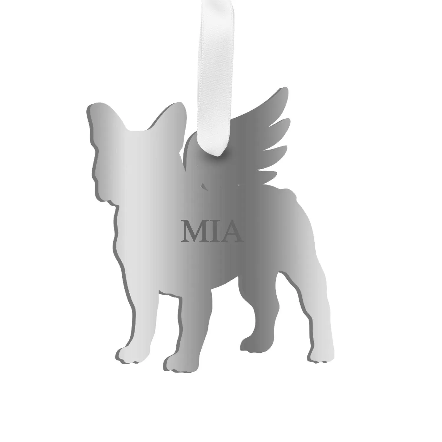 Personalized Angel French Bulldog Ornament - WS