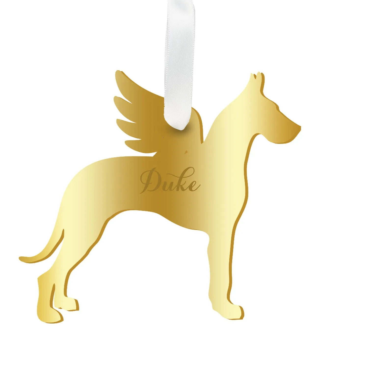 Personalized Angel Great Dane Ornament