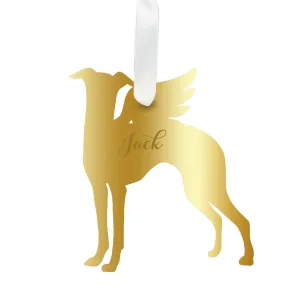 Personalized Angel Greyhound Ornament
