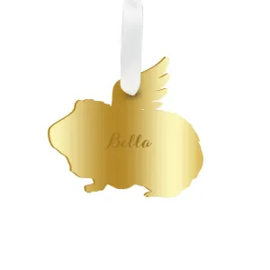 Personalized Angel Guinea Pig Ornament - WS