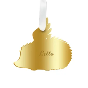 Personalized Angel Hedgehog Ornament