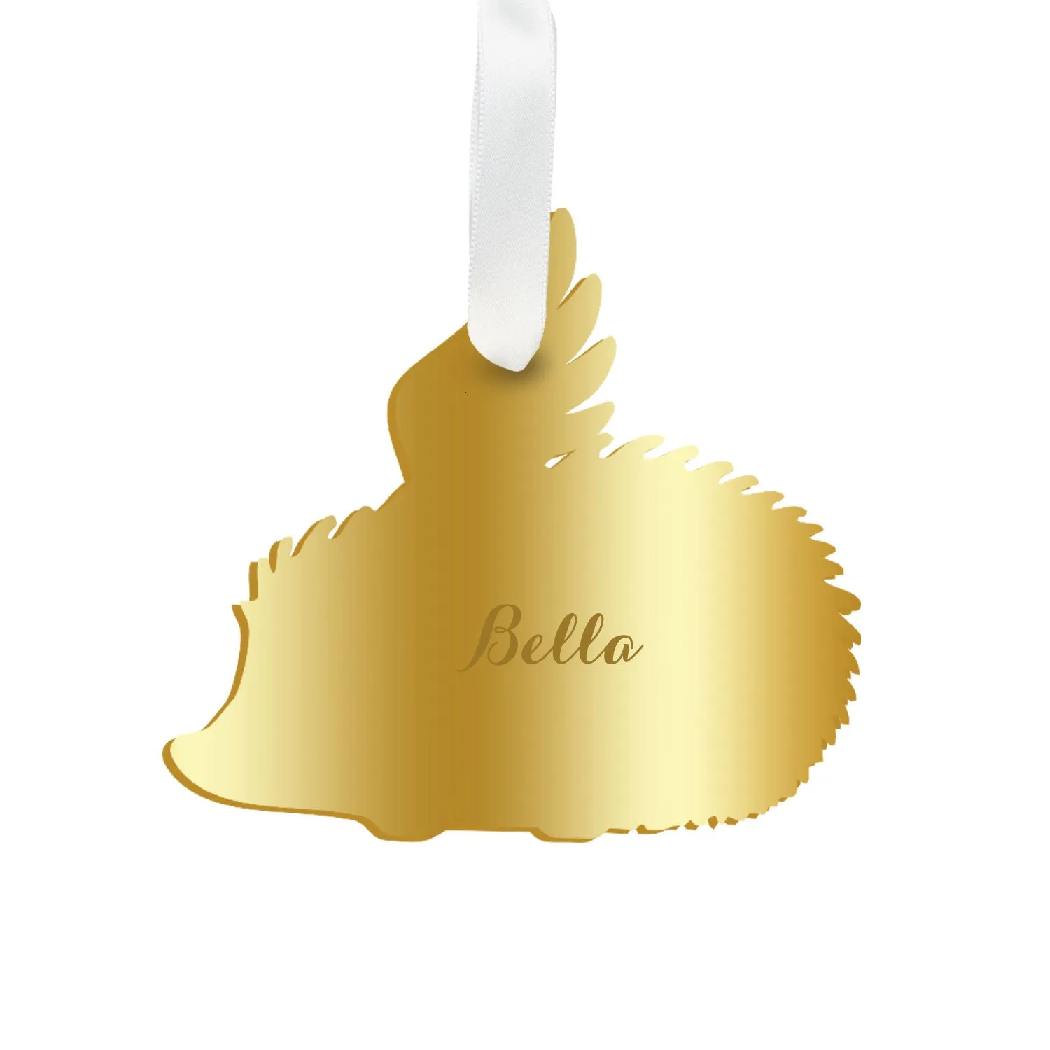 Personalized Angel Hedgehog Ornament