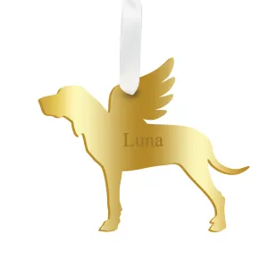 Personalized Angel Hound Ornament