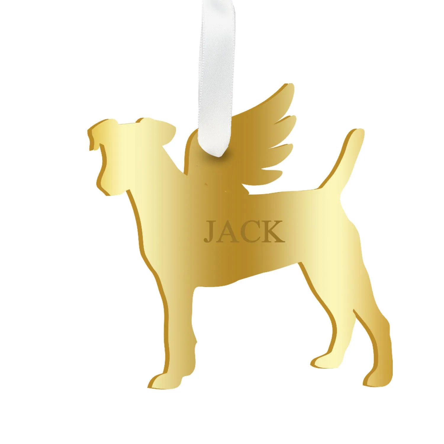 Personalized Angel Jack Russell Terrier Ornament